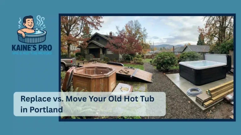 Replace vs. Move Your Old Hot Tub in Portland