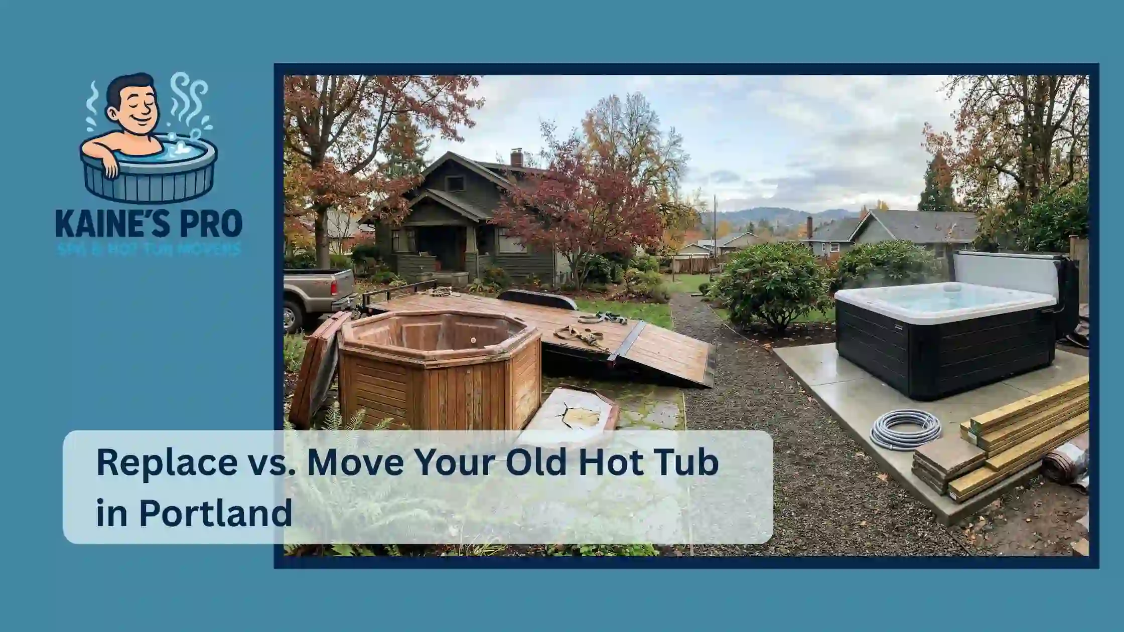 Replace vs. Move Your Old Hot Tub in Portland