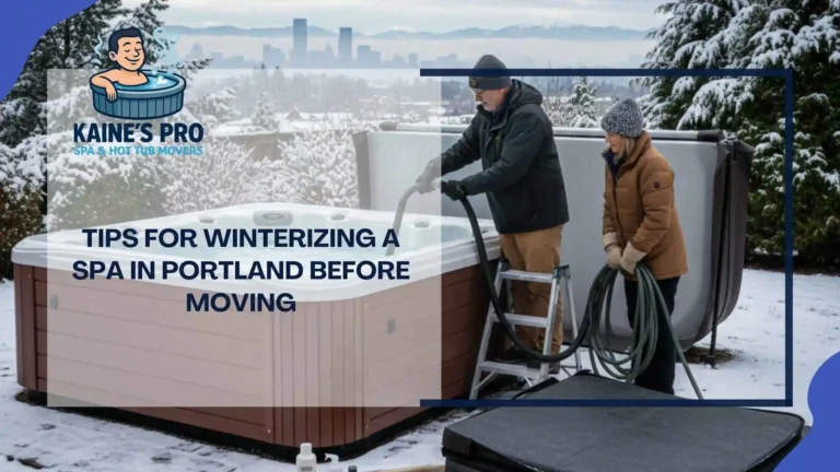 Tips for Winterizing a Spa in Portland Before Moving