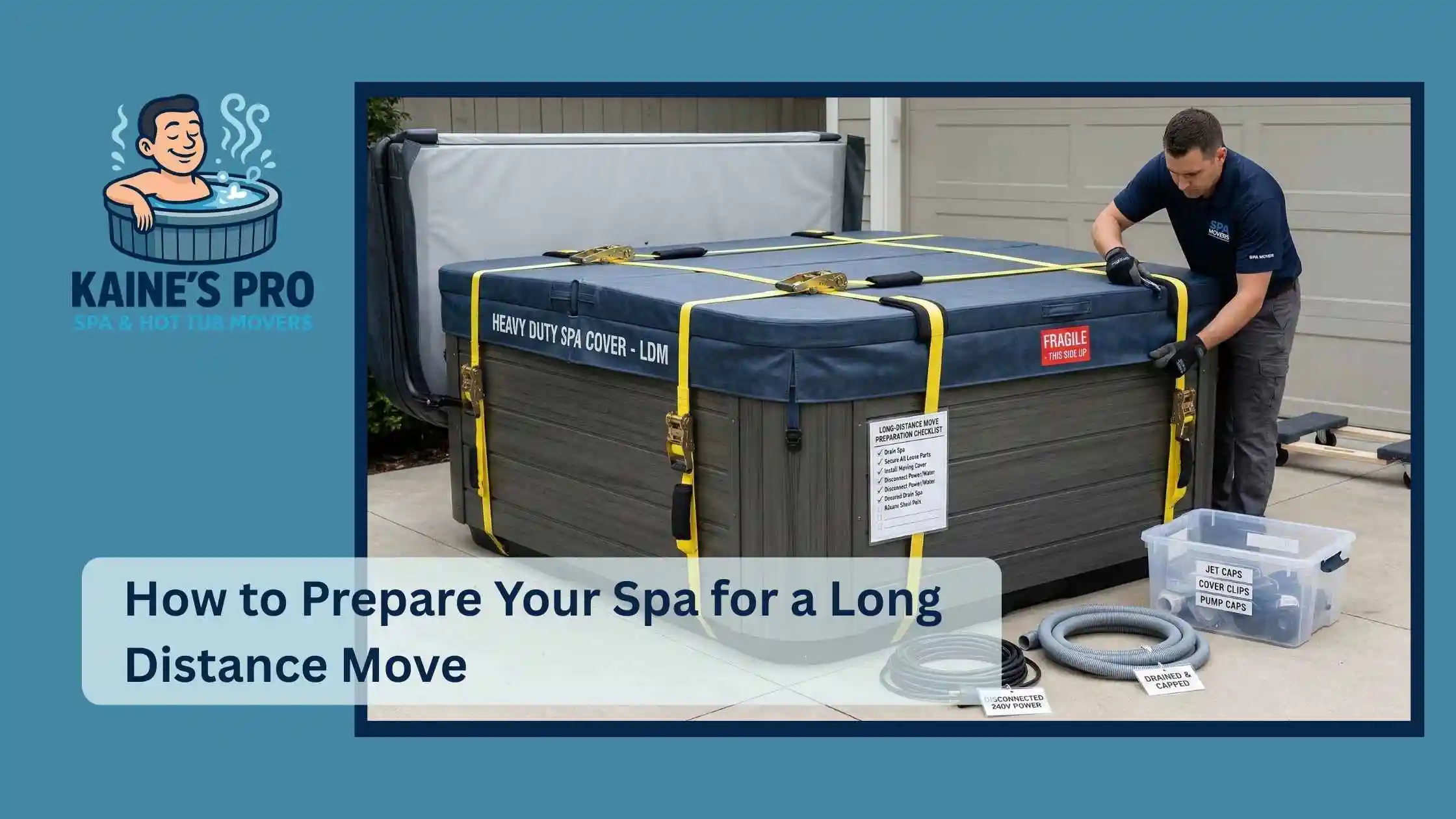 How to Prepare Your Spa for a Long Distance Move