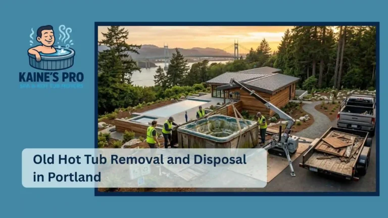 Old Hot Tub Removal and Disposal in Portland