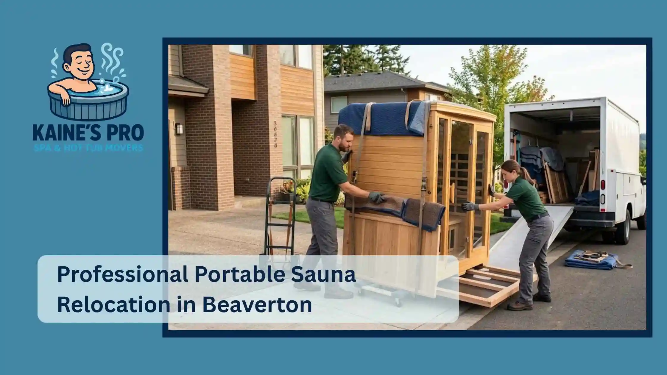 Professional Portable Sauna Relocation in Beaverton