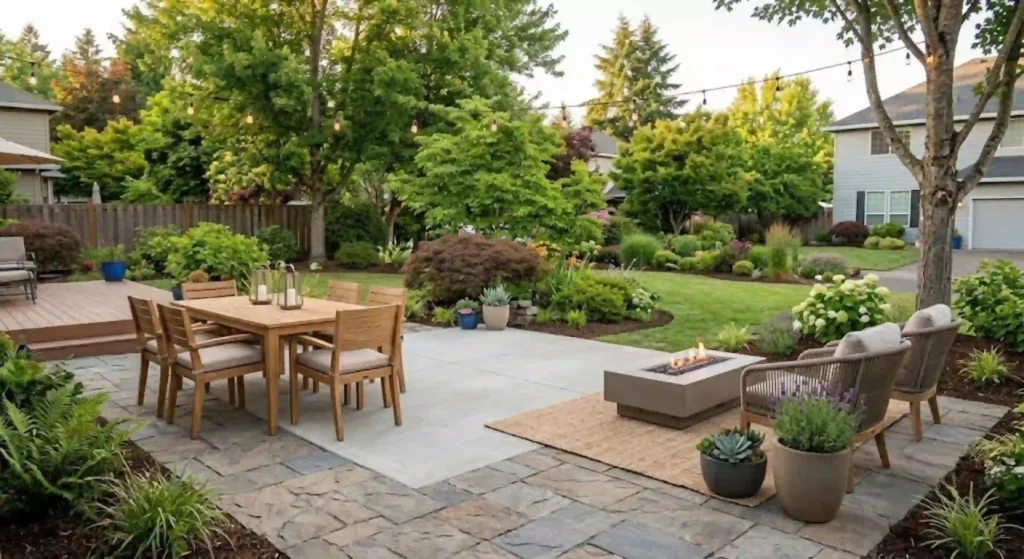 Completed spa cleanup and outdoor space restoration