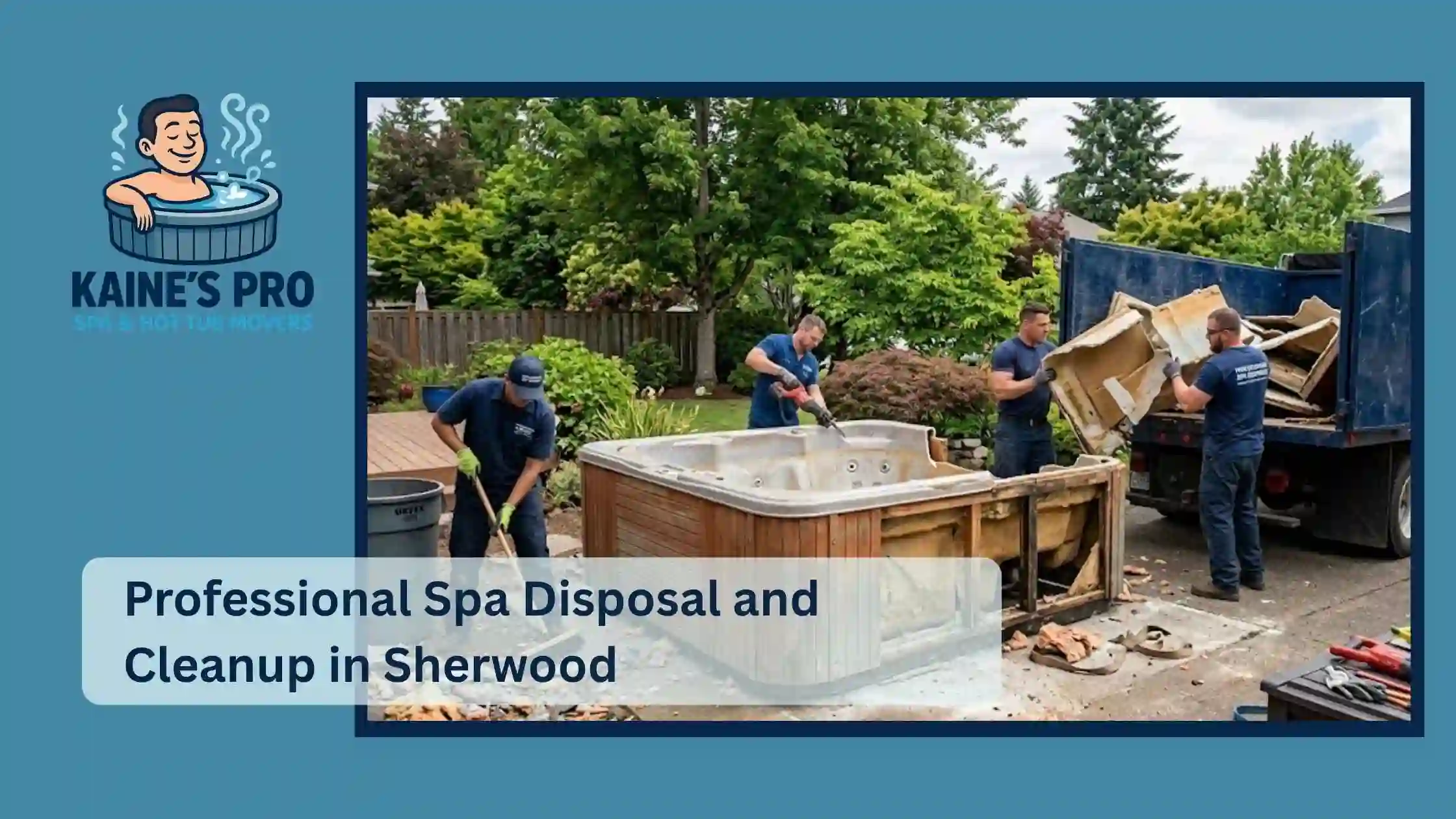 Professional Spa Disposal and Cleanup in Sherwood
